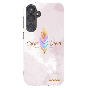 Picasee διαφανής θήκη σιλικόνης Samsung Galaxy S23 FE S711B - Carpe Diem