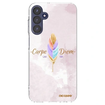 Picasee διαφανής θήκη σιλικόνης Samsung Galaxy A15 A155F 4G - Carpe Diem