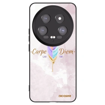 Picasee Μαύρη θήκη σιλικόνης για Xiaomi 14 Ultra - Carpe Diem