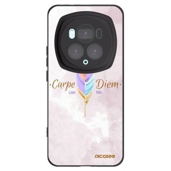 Picasee Μαύρη θήκη σιλικόνης για Honor Magic6 Pro - Carpe Diem