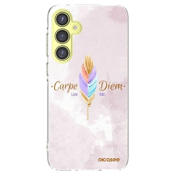 Picasee διαφανής θήκη σιλικόνης Samsung Galaxy A35 5G A356B - Carpe Diem