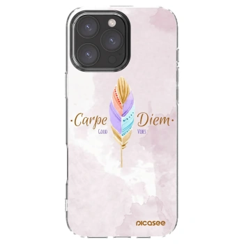 Picasee διαφανής θήκη σιλικόνης Apple iPhone 16 Pro Max - Carpe Diem