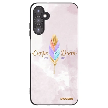 Picasee Μαύρη θήκη σιλικόνης για Samsung Galaxy A05s A057G - Carpe Diem