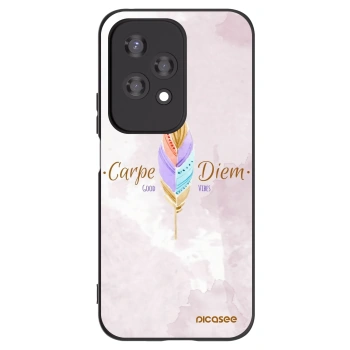 Picasee Μαύρη θήκη σιλικόνης για Honor 200 Lite - Carpe Diem