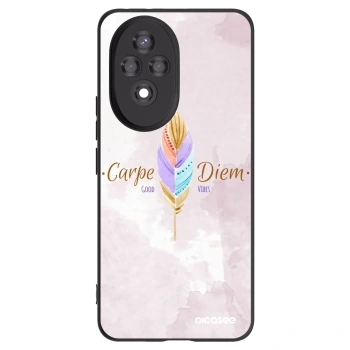 Picasee Μαύρη θήκη σιλικόνης για Honor 200 5G - Carpe Diem