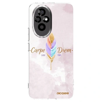 Picasee διαφανής θήκη σιλικόνης Honor 200 Pro 5G - Carpe Diem