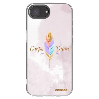 Picasee διαφανής θήκη σιλικόνης Apple iPhone 16e - Carpe Diem