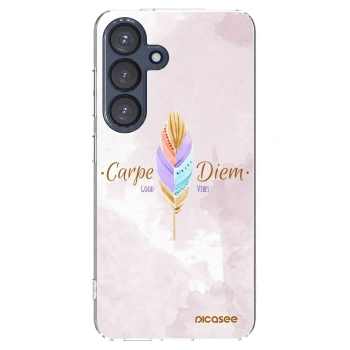 Picasee διαφανής θήκη σιλικόνης Samsung Galaxy S25 5G - Carpe Diem