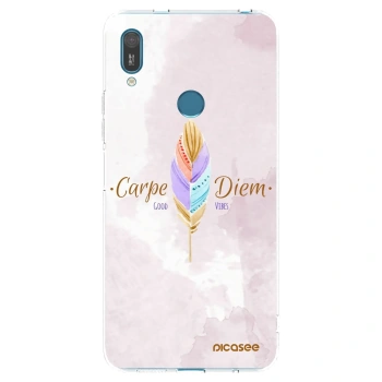 Picasee διαφανής θήκη σιλικόνης Huawei Y7 2019 - Carpe Diem