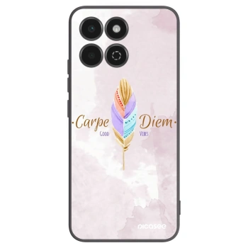 Picasee Μαύρη θήκη σιλικόνης για Honor 200 Smart 5G - Carpe Diem