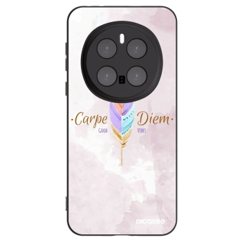 Picasee Μαύρη θήκη σιλικόνης για Honor Magic7 Pro 5G - Carpe Diem