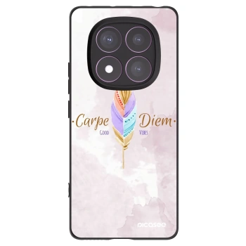 Picasee Μαύρη θήκη σιλικόνης για Xiaomi Redmi Note 14 Pro 4G - Carpe Diem