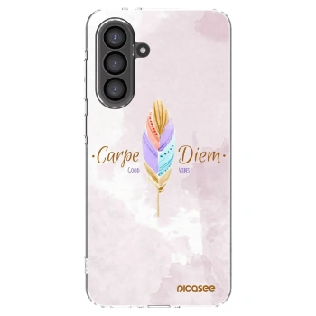 Picasee διαφανής θήκη σιλικόνης Samsung Galaxy A36 5G - Carpe Diem