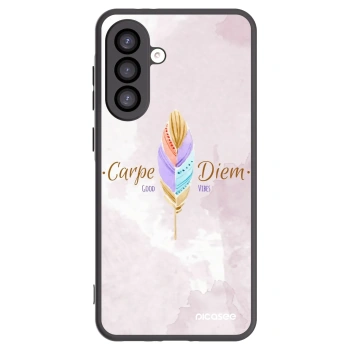 Picasee Μαύρη θήκη σιλικόνης για Samsung Galaxy A26 5G A266B - Carpe Diem