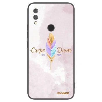 Picasee Μαύρη θήκη σιλικόνης για Xiaomi Redmi Note 7 - Carpe Diem