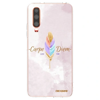 Picasee διαφανής θήκη σιλικόνης Huawei P30 - Carpe Diem