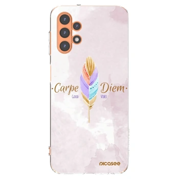 Picasee διαφανής θήκη σιλικόνης Samsung Galaxy A13 5G - Carpe Diem
