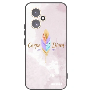 Picasee Μαύρη θήκη σιλικόνης για Honor 400 5G - Carpe Diem
