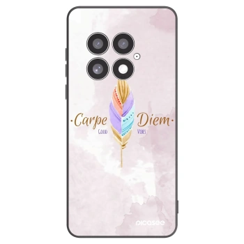 Picasee Μαύρη θήκη σιλικόνης για OnePlus 13 5G - Carpe Diem