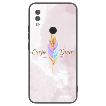 Picasee Μαύρη θήκη σιλικόνης για Xiaomi Redmi 7 - Carpe Diem