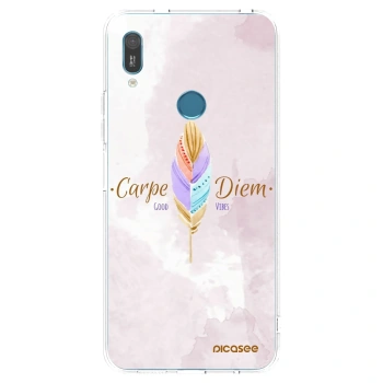 Picasee διαφανής θήκη σιλικόνης Huawei Y6 2019 - Carpe Diem