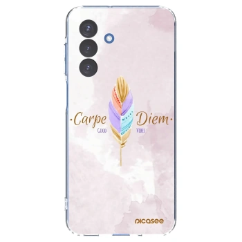 Picasee διαφανής θήκη σιλικόνης Samsung Galaxy A17 5G - Carpe Diem