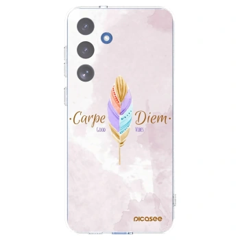 Picasee διαφανής θήκη σιλικόνης Samsung Galaxy S25 FE 5G - Carpe Diem