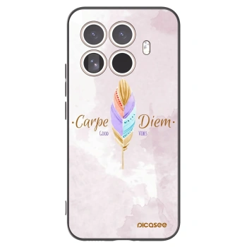 Picasee Μαύρη θήκη σιλικόνης για Xiaomi 15T Pro - Carpe Diem