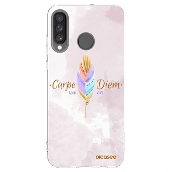 Picasee διαφανής θήκη σιλικόνης Huawei P30 Lite - Carpe Diem