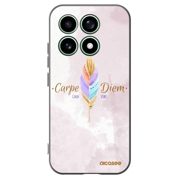 Picasee Μαύρη θήκη σιλικόνης για Xiaomi 17 - Carpe Diem