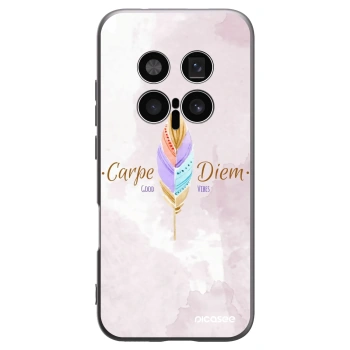 Picasee Μαύρη θήκη σιλικόνης για Honor Magic8 Pro 5G - Carpe Diem