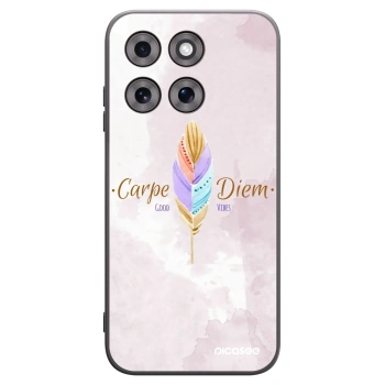Picasee Μαύρη θήκη σιλικόνης για Motorola Moto G77 - Carpe Diem