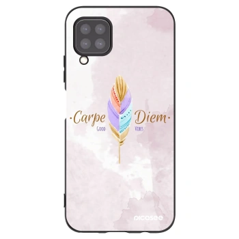 Picasee Μαύρη θήκη σιλικόνης για Huawei P40 Lite - Carpe Diem