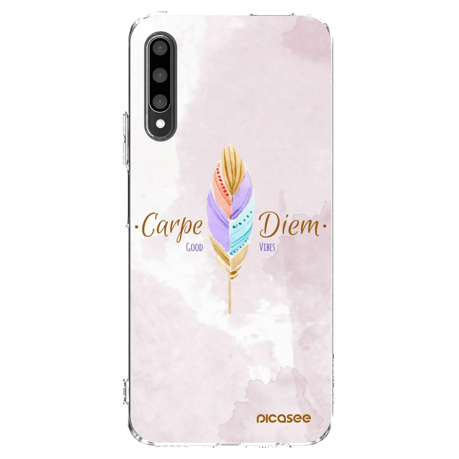 Picasee διαφανής θήκη σιλικόνης Honor 9X Pro - Carpe Diem
