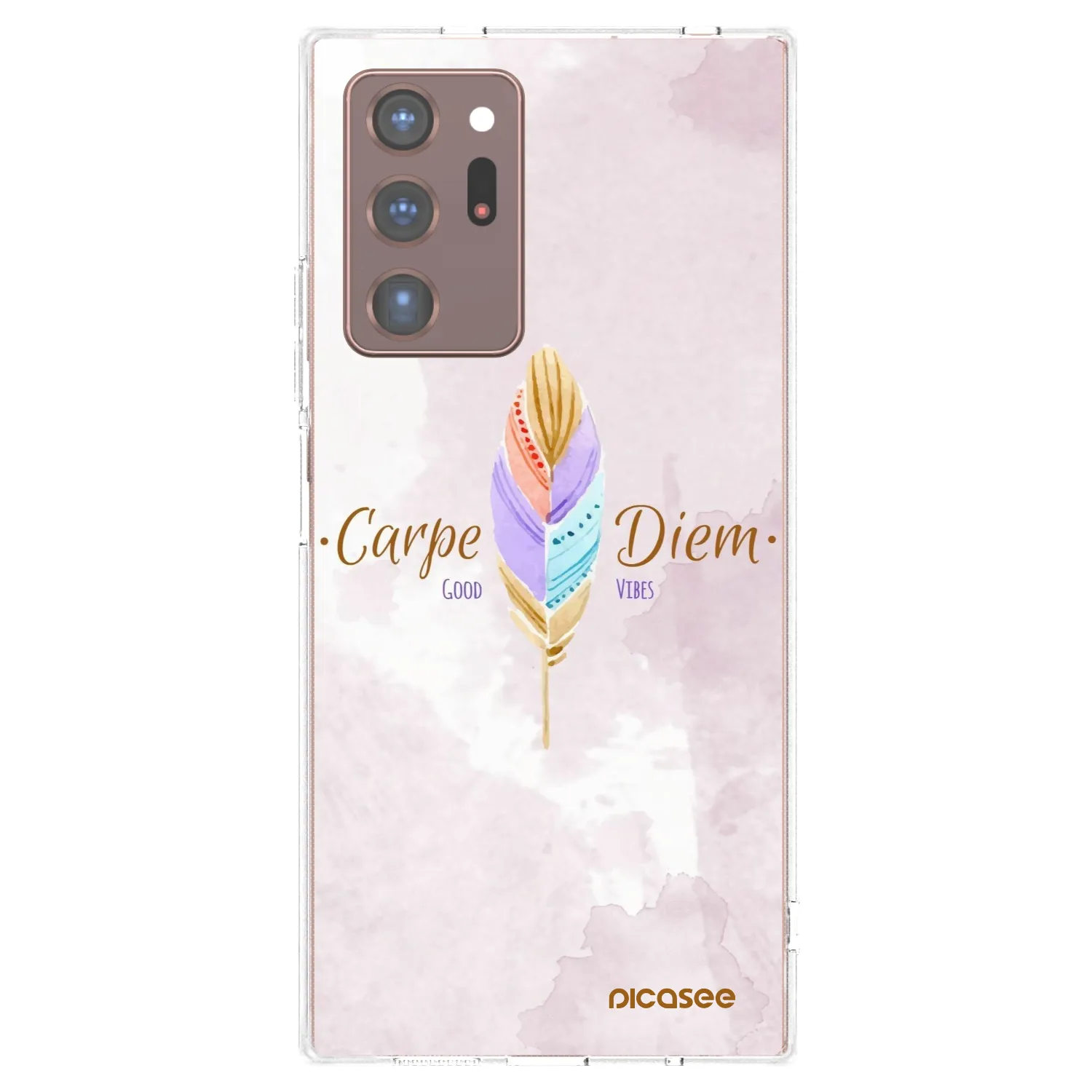 Picasee διαφανής θήκη σιλικόνης Samsung Galaxy Note 20 Ultra - Carpe Diem