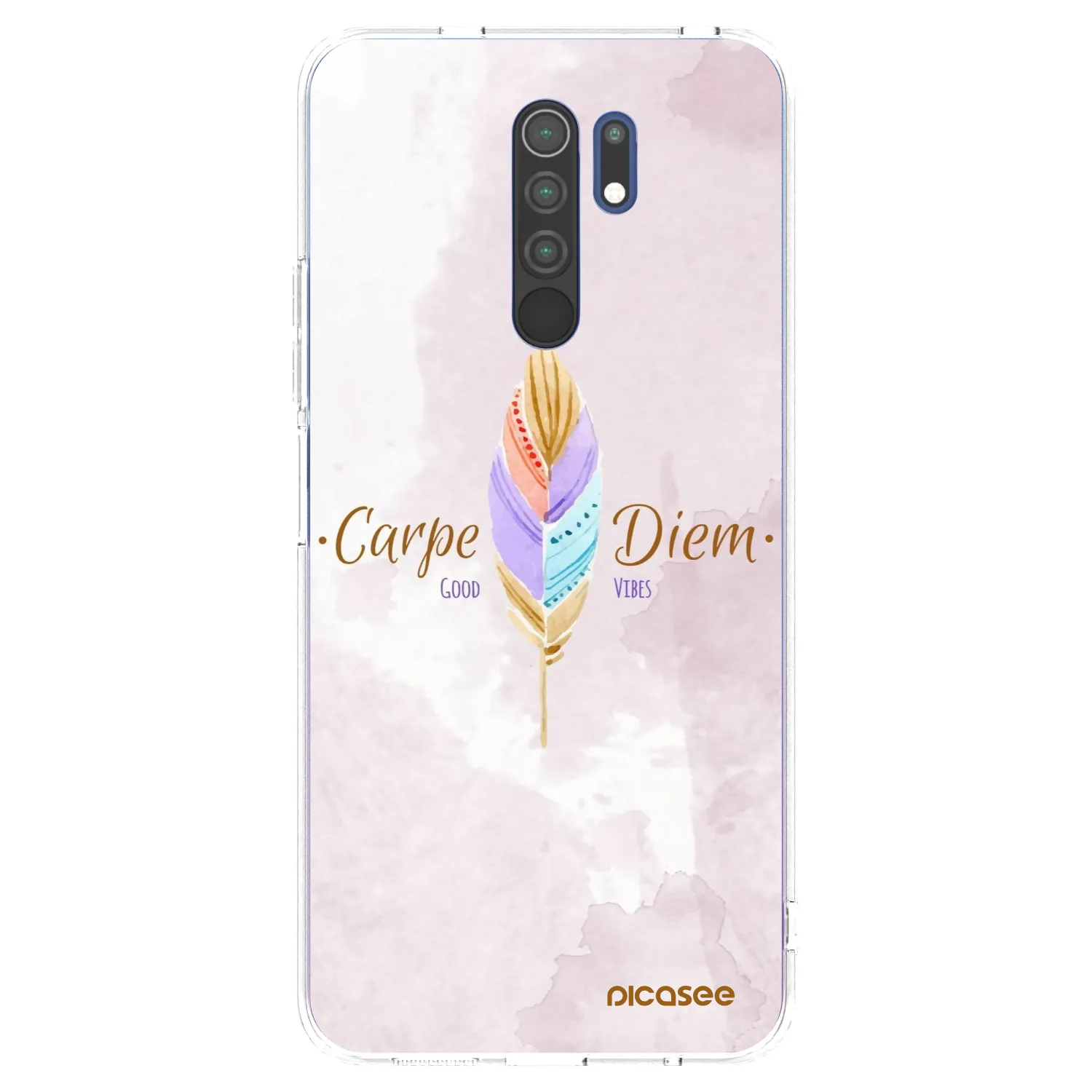 Picasee διαφανής θήκη σιλικόνης Xiaomi Redmi 9 - Carpe Diem