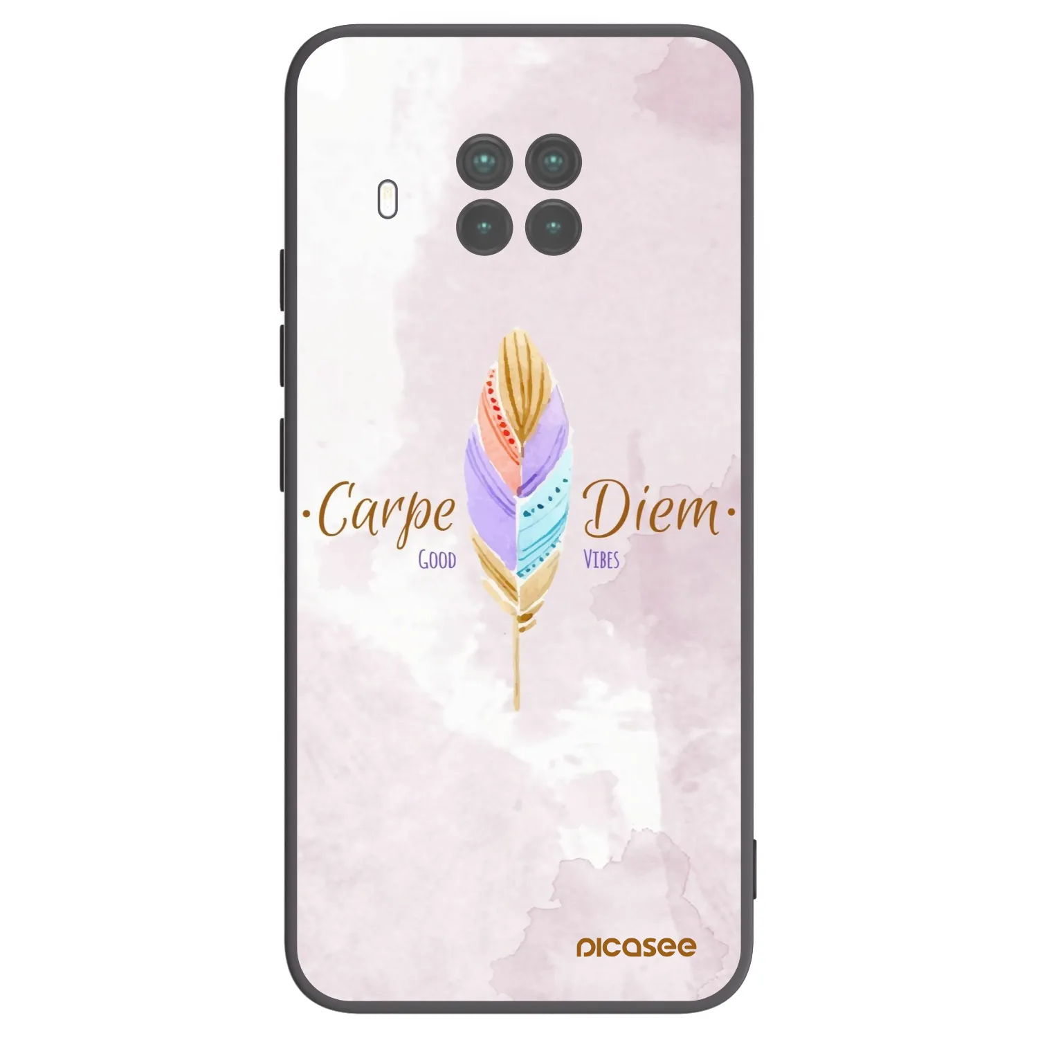 Picasee Μαύρη θήκη σιλικόνης για Xiaomi Mi 10T Lite - Carpe Diem