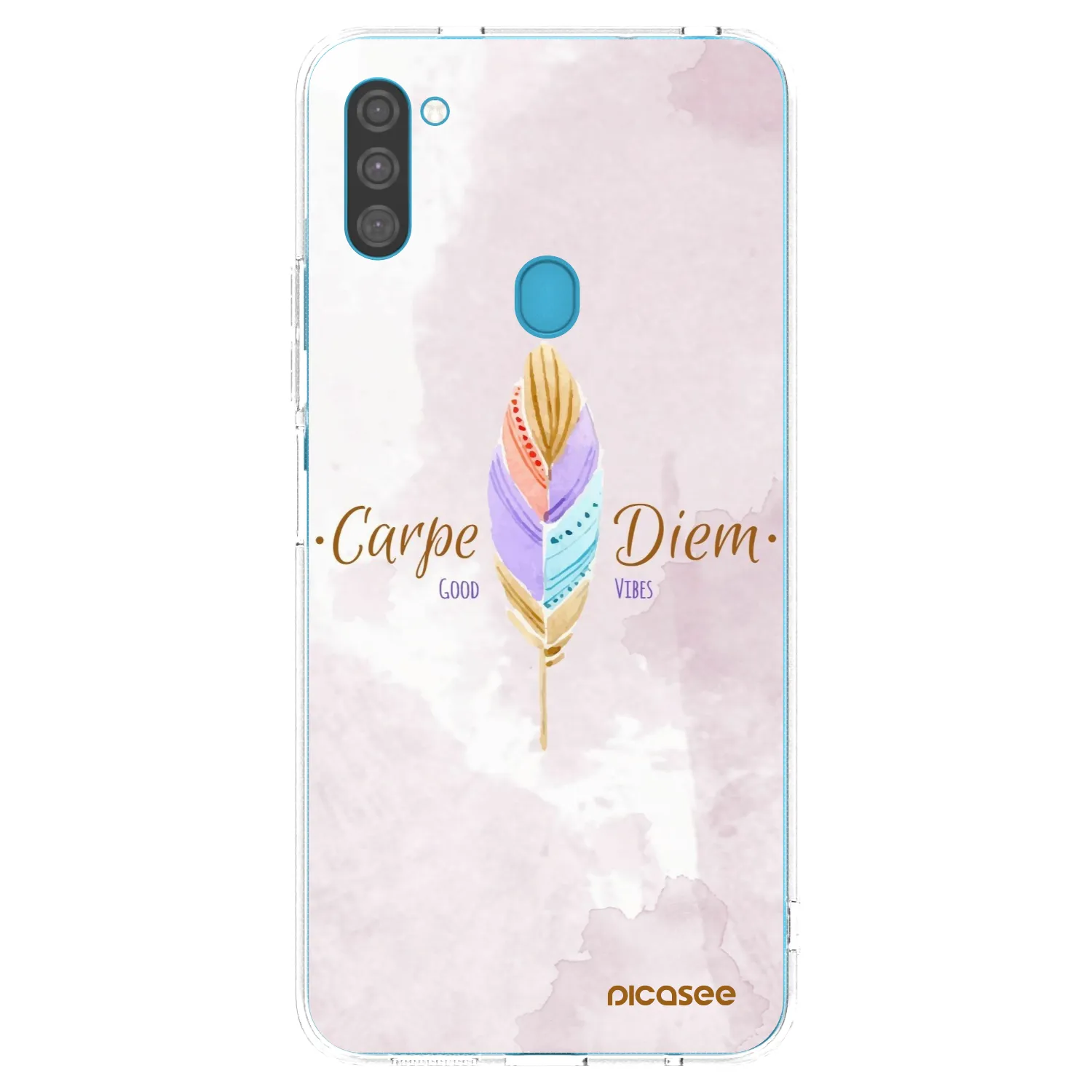 Picasee διαφανής θήκη σιλικόνης Samsung Galaxy M11 - Carpe Diem