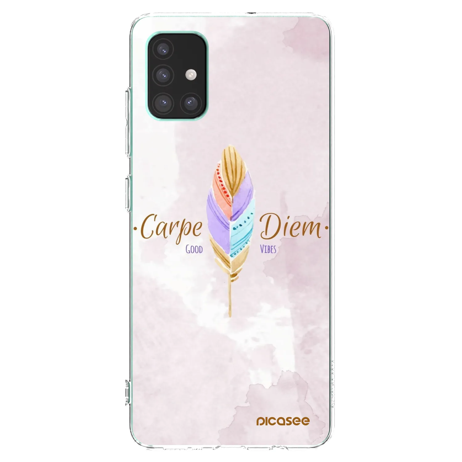 Picasee διαφανής θήκη σιλικόνης Samsung Galaxy M51 M515F - Carpe Diem