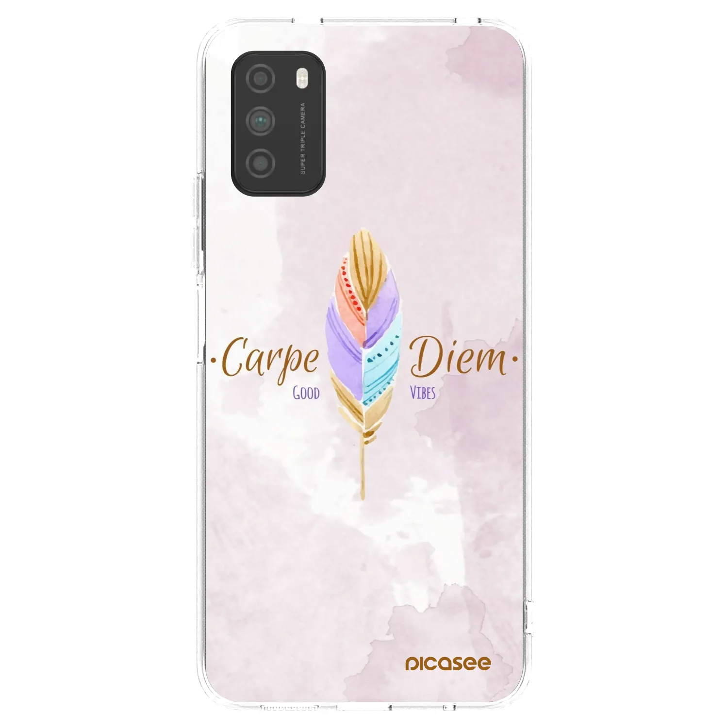 Picasee διαφανής θήκη σιλικόνης Xiaomi Poco M3 - Carpe Diem