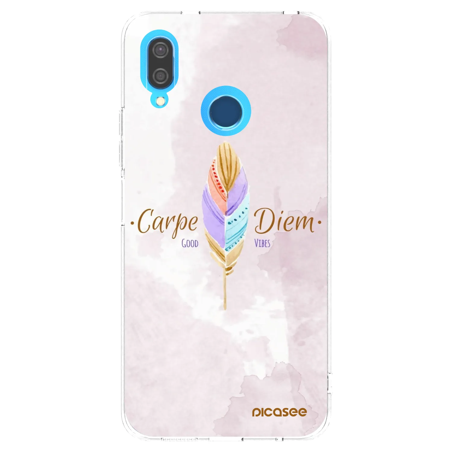 Picasee διαφανής θήκη σιλικόνης Huawei P20 Lite - Carpe Diem