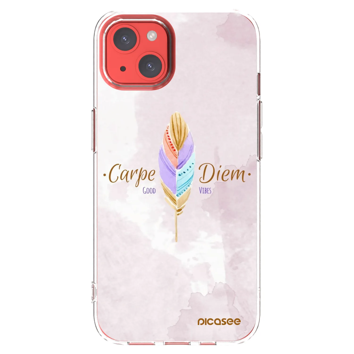 Picasee διαφανής θήκη σιλικόνης Apple iPhone 13 - Carpe Diem