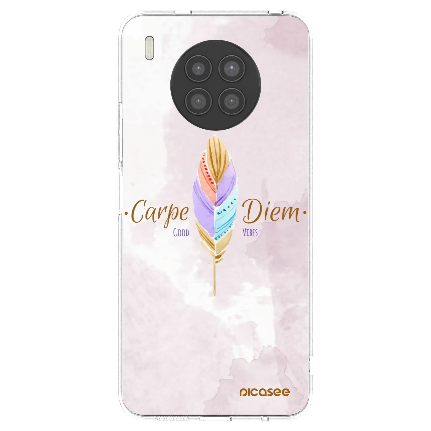 Picasee διαφανής θήκη σιλικόνης Huawei Nova 8i - Carpe Diem