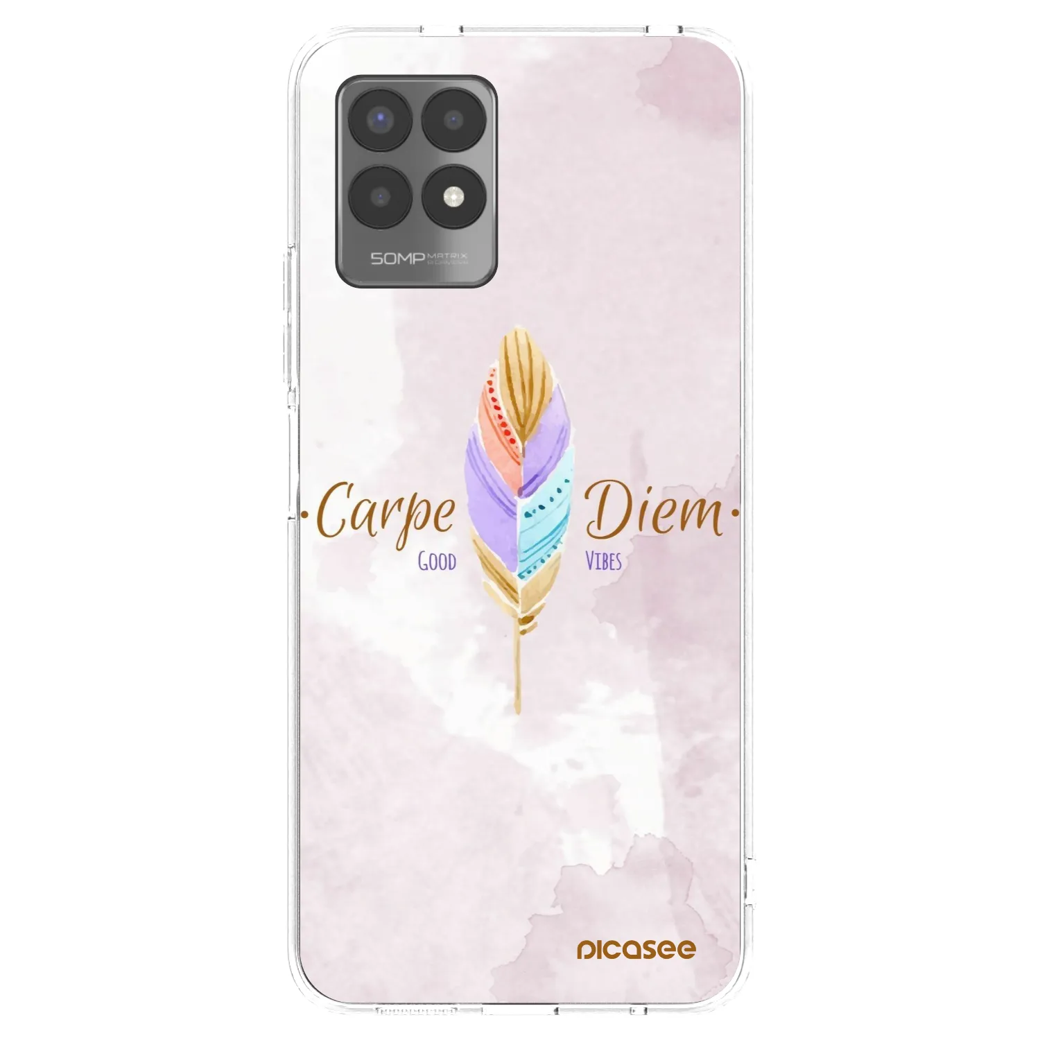 Picasee διαφανής θήκη σιλικόνης Realme 8i - Carpe Diem