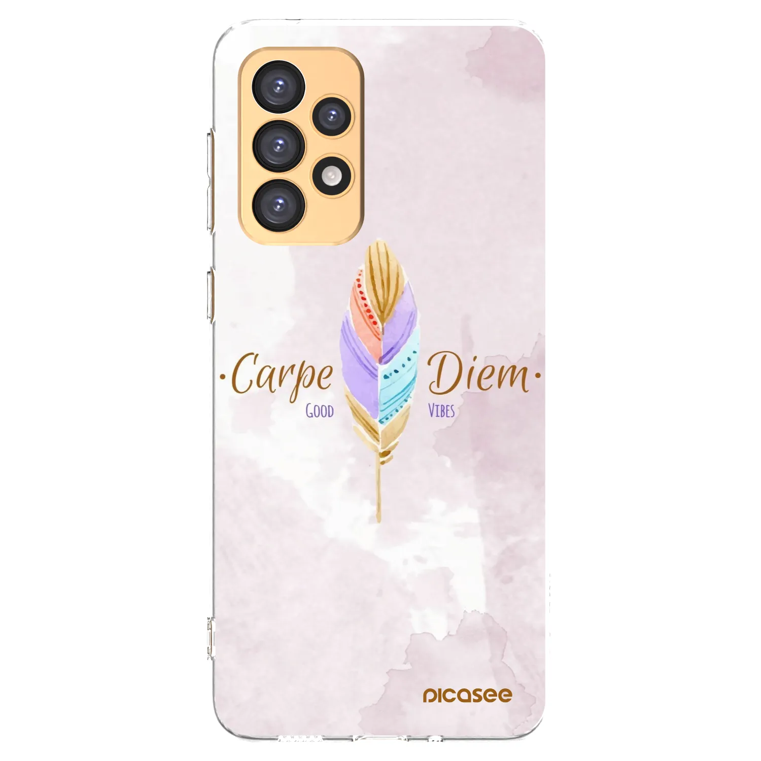 Picasee διαφανής θήκη σιλικόνης Samsung Galaxy A33 5G A336 - Carpe Diem