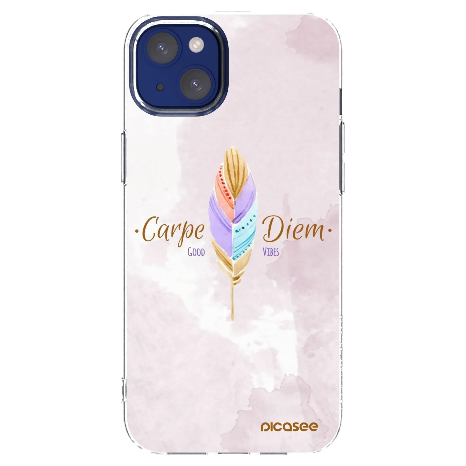 Picasee διαφανής θήκη σιλικόνης Apple iPhone 14 Plus - Carpe Diem