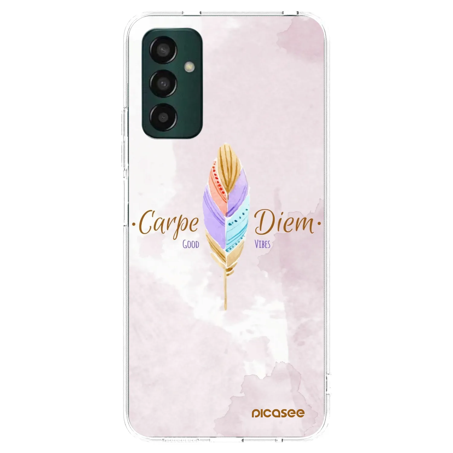 Picasee διαφανής θήκη σιλικόνης Samsung Galaxy M13 M135F - Carpe Diem