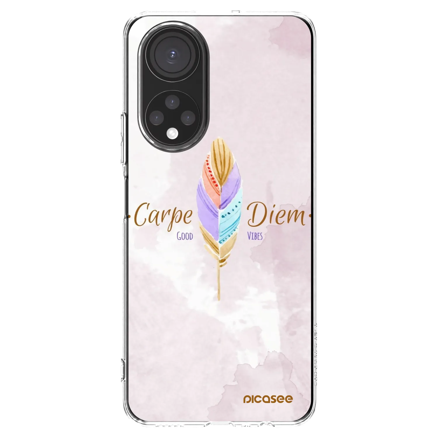 Picasee διαφανής θήκη σιλικόνης Honor X7 - Carpe Diem