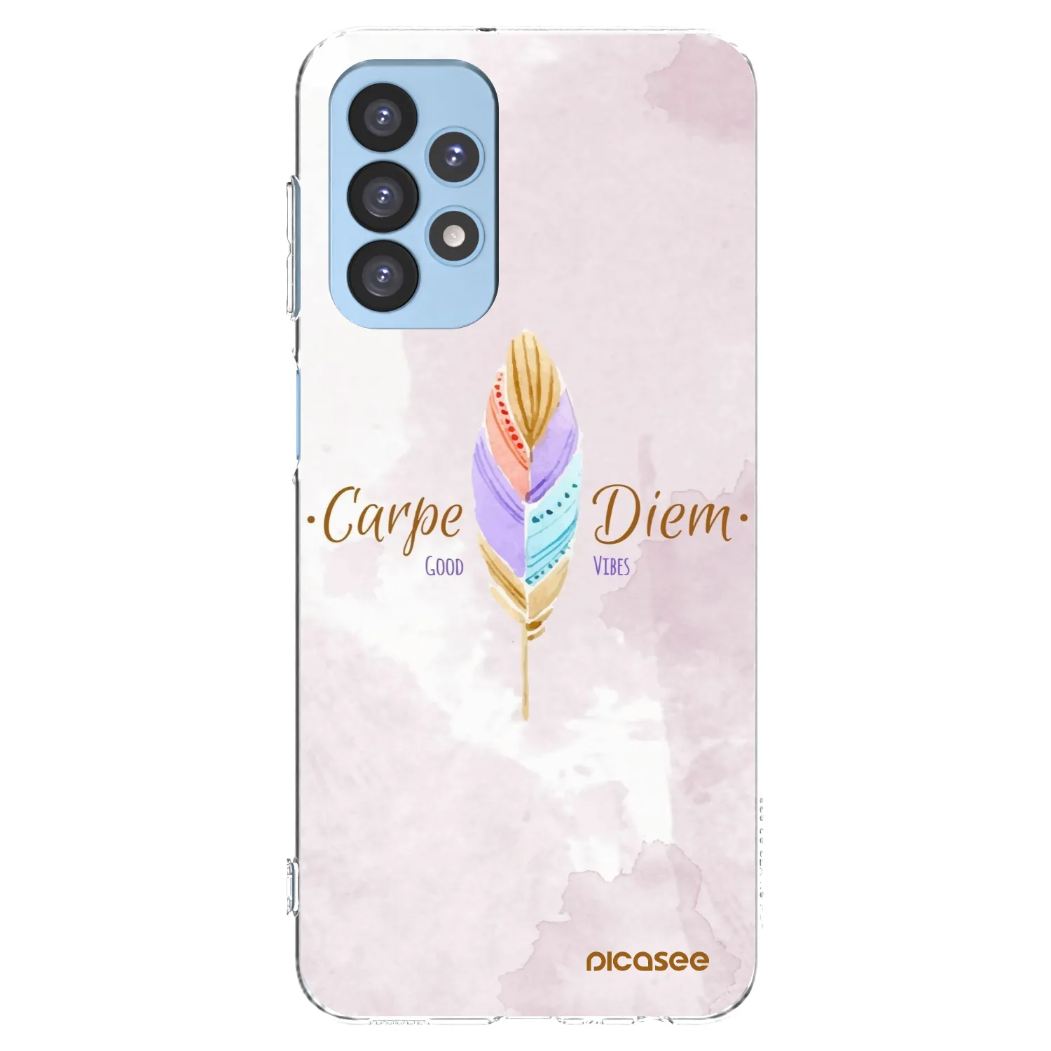 Picasee διαφανής θήκη σιλικόνης Samsung Galaxy A23 A235F 4G - Carpe Diem