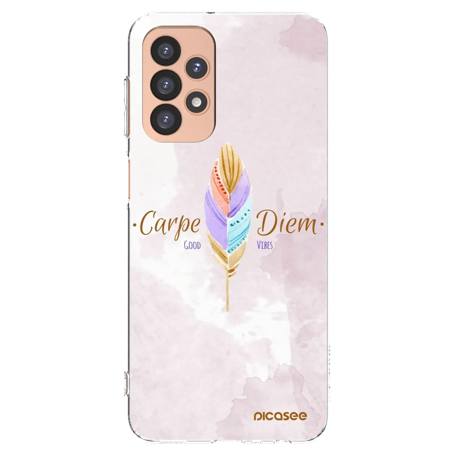 Picasee διαφανής θήκη σιλικόνης Samsung Galaxy A23 A236B 5G - Carpe Diem